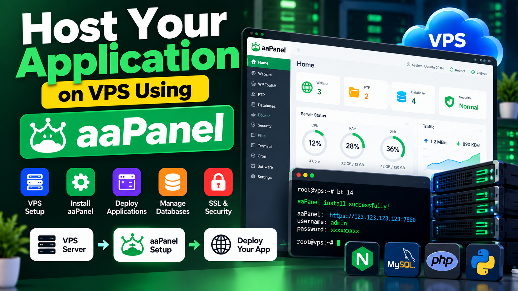 Host Your Application on a VPS Using aaPanel
